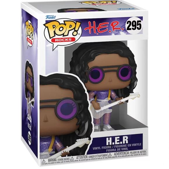 Funko Pop! Rocks H.E.R. New in Box - Picture 2 of 6